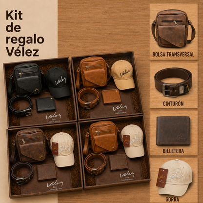 VELEZ CARRIEL TAPA BONITA GORRA SET X4
